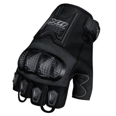 Luva X11 Blackout 2 1/2 dedo com proteção Motociclista Verão