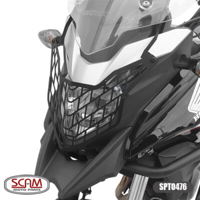 Protetor Farol Aço Carbono Honda Cb500x 2019+scam Spto476