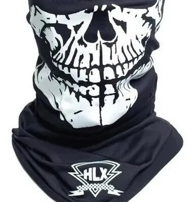 Balaclava Bandana Tubo Flex Hlx CAVEIRA PRETA