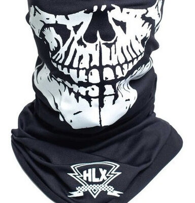 Balaclava Tubo Flex Caveira Lenço Proteção UV Pescoço Motoqueiro
